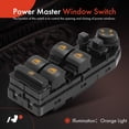 thumbnail image 2 of A-Premium Master Power Window Switch Compatible with BMW 525i 2004-2007, 525xi 2006-2007, 530i 2004-2007, 530xi 2006-2007, 545i 2004-2005, 550i 2006-2007, Front Left Driver Side, Replace# 61316939095, 2 of 6
