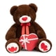 thumbnail image 1 of Peluche con forma de oso de peluche HollyHome, 90 cm, con corazón rojo, 1 of 9