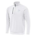 thumbnail image 2 of Men's Antigua White Atlanta Falcons Generation Quarter-Zip Jacket, 2 of 4