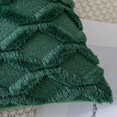 thumbnail image 2 of Juego de 2 fundas de almohada decorativas de color verde oscuro, cojines decorativos para sofá de granja, fundas de almohada de lana de felpa suave con conchas bohemias para dormitorio navid, 2 of 3