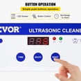 thumbnail image 4 of VEVOR 800ml Ultrasonic Cleaner Portable Washing Machine 35W Mini Dishwasher Lave-Dishes Ultrasound Bath Sonic for Home Appliance My Lux Decor Round, 4 of 6