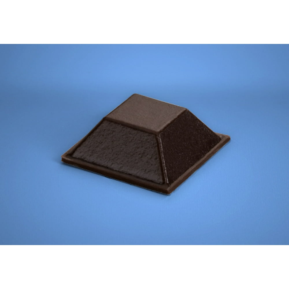 SelfStick Square Rubber Bumper Pads .810" x .300" 98 pack BS19