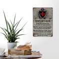 thumbnail image 6 of Templar Oath Tin Sign Vintage Metal Poster Living Room Bar Man Cave Home Wall Art Decor 8x12inch, 6 of 9