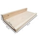 thumbnail image 3 of Repisa con Ceja Muebles GM 40 cm Madera de Pino Estufada Sin Pintar, 3 of 3
