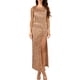 thumbnail image 1 of Vestido de mujer Irfora Vestido de lentejuelas para mujer Vestido de fiesta con abertura sin mangas brillante Vestidos de noche Irfora Vestido de mujer, 1 of 7