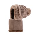 thumbnail image 5 of 3 in 1 Beanie Hat For Women, Upgrade 3 in 1 Beanie Hat with Scarf and Mask, Fall Winter Warm Knitted Ski Scarf and Mask Set (Khaki), 5 of 8