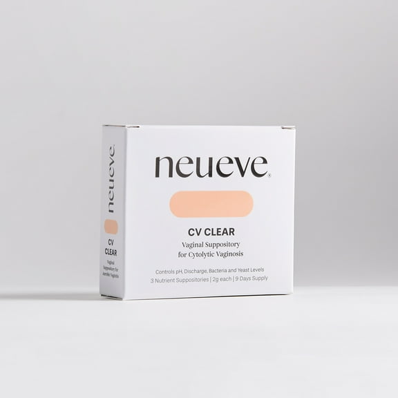 NeuEve Vaginal Suppositories for Cytolytic Vaginosis Relief in Premenopausal Women, 3 Count