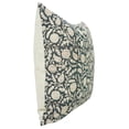 thumbnail image 3 of Fabdivine's Hand Block Print Pillow Cover 20"X20" Perfect for Living Room, Dark Blue, Gopi, 3 of 10