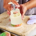 thumbnail image 3 of SHISUYAN White ABS Mooncake Mold Hand Press for Kitchen Use 4 Piece Set Safe Material, 3 of 8