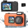 thumbnail image 5 of 4K Underwater Camera 33 FT Waterproof Camera with Dual Screens Selfie 48MP Autofocus Digital Camera for Snorkeling, 5 of 5