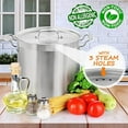 thumbnail image 6 of NutriChef 20 Quart Gray Stainless-Steel Cookware Stockpot, 6 of 6