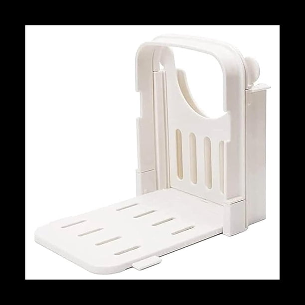 Rebanadora de Pan, Rebanadora de Tostadas de Pan Plegable MáQuina Rebanadora de Tostadas de SáNdwich: Rebanadoras Uniformes RáPidas y Seguras para Su Cocina