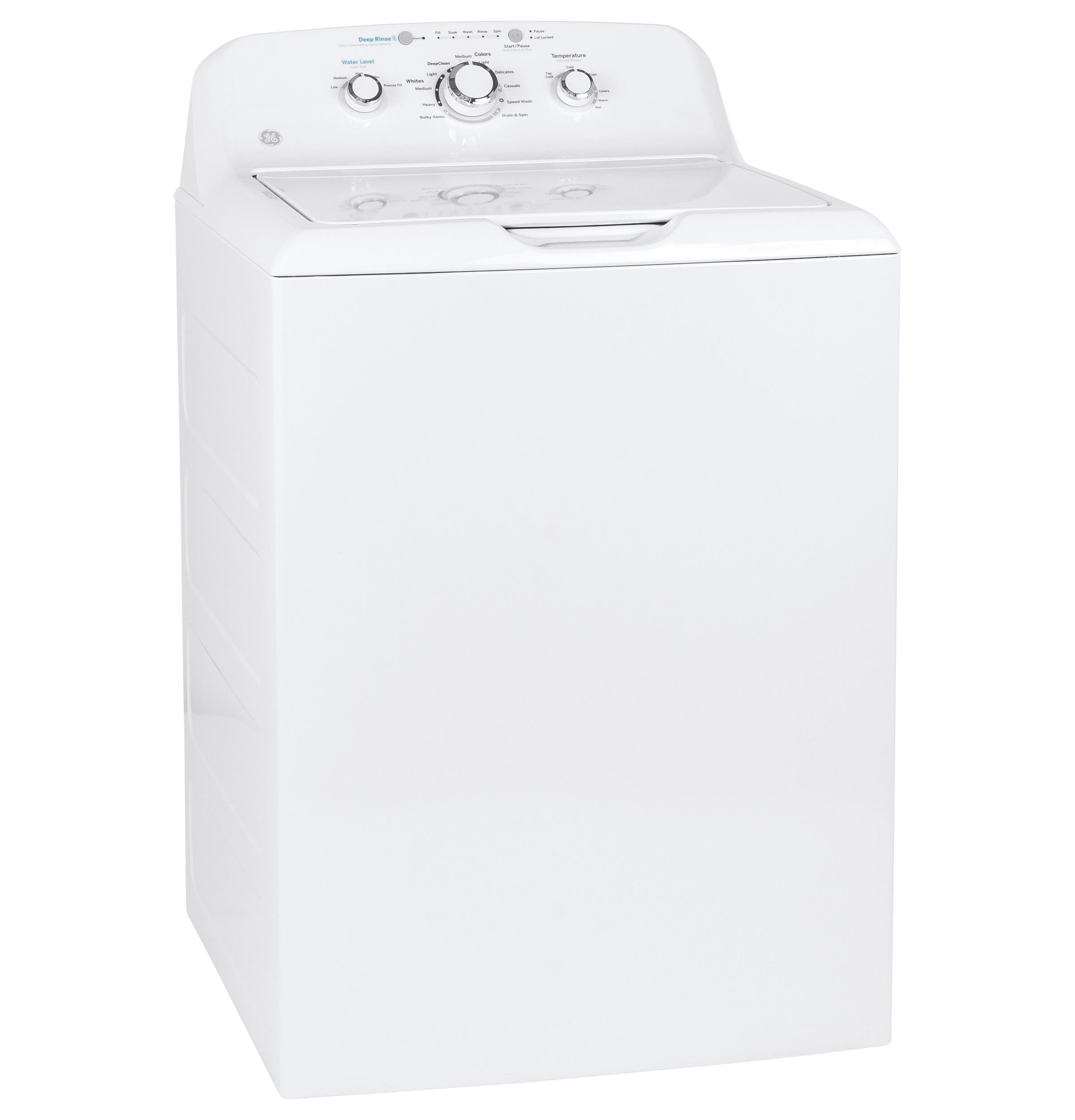 GE® Appliances 4.2 cu. ft. Capacity Washer Top Load with Stainless Steel Basket model GTW335ASNWW - image 4 of 5