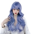thumbnail image 4 of Peluca estilo Europa y Estados Unidos, cabello largo y rizado para mujer, flequillo al aire, peluca gris de abuela, tocado, cabello lolita, 4 of 4