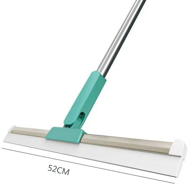 Nousehold Essentials Multifunction Besom, Silicone Floor Squeegee Brom With 39.3inch Long Handle, Scraping Besom For Floor Bathroom Kitchen Shower Tile Pet Hair Household Cleaning on Clearance