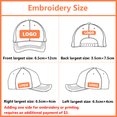 thumbnail image 4 of Custom Embroidery High Quality Cotton for Men and Women Baseball Hats Design DIY Wholesale Print Custom Summer Sun Hats, 4 of 9