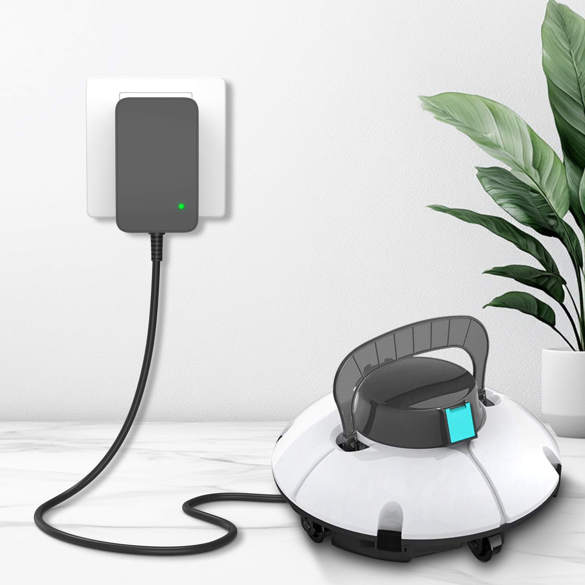 PGENDAR 12.6V Charger Compatible with Ofuzzi Cyber Cordless Robotic Pool Cleaner Compatible with Ofuzzi Cyber/Cyber 1000/Cyber 1200/Cyber 1200 Por Automatic Robotic Pool Vacuum Cleaner Power Adapter