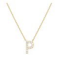 thumbnail image 1 of SIfdSeng Exquisite Diamond Set 26 English Letter Necklace Versatile Collar Chain Necklace Suitable for Various Occasions, 1 of 3