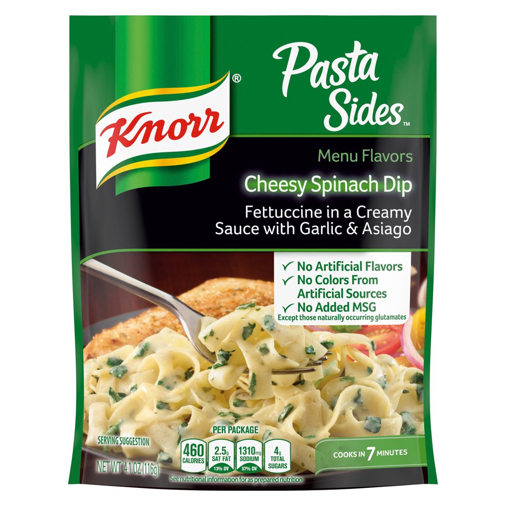 Knorr Pasta Side Dish Cheesy Spinach Dip 4.1 oz