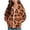 Brown, variant on Lutiedan Leopard Zip up Hoodie for Girls Oversized Fleece Lined Warm Outerwear Lightweight Fall Winter Sweatshirt Size 4-12,Pink