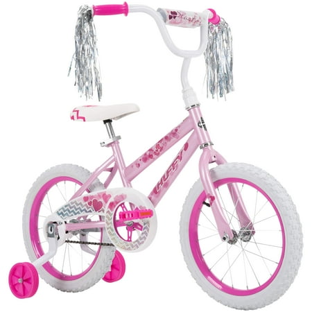 Huffy Sea Star Kids Bike, 16" Wheels, Pink, for Kids Ages 5-7 Years