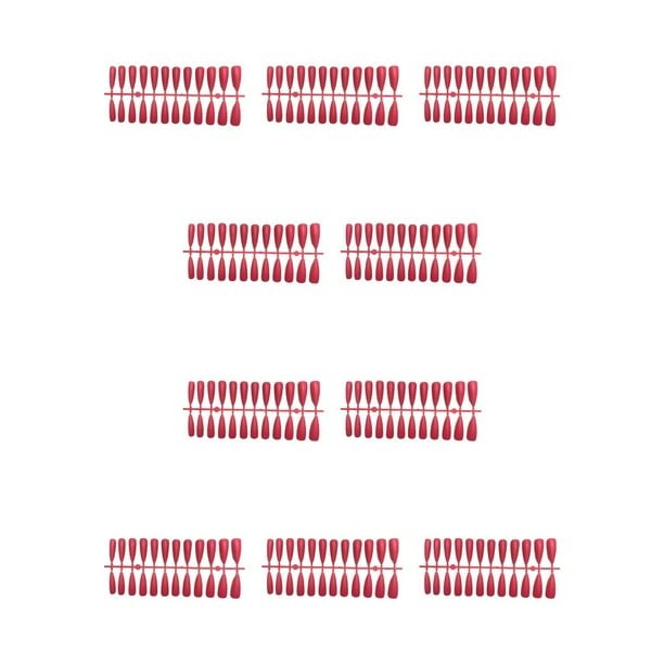 Seitruly Tabletas para mejorar las uñas Diseño elegante de puntos Uña falsa Cobertura completa Puntas de manicura llamativas JM-17Rose Red JM-17Rosa Roja 10piezas