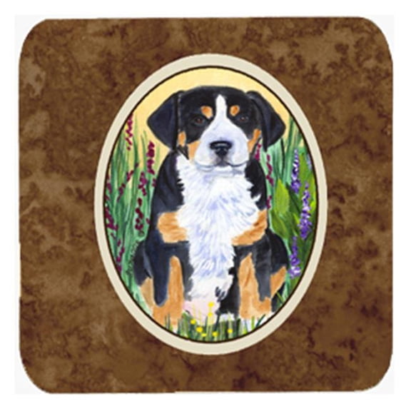 Greater Swiss Mountain Dog Foam Coasters - Set 4
