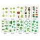 thumbnail image 1 of FELTECHELECTR 10 hojas de pegatinas de trébol del Día de San Patricio, impermeables, bonitas pegatinas decorativas para festivales, fiestas y clubes., 1 of 6