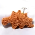 thumbnail image 3 of LANFENG Toy Dino Chicken Nuggets Keychain - Dinosaur Nugget Keychain - Funny Soft Dino Plush Bag Charm, 3 of 6