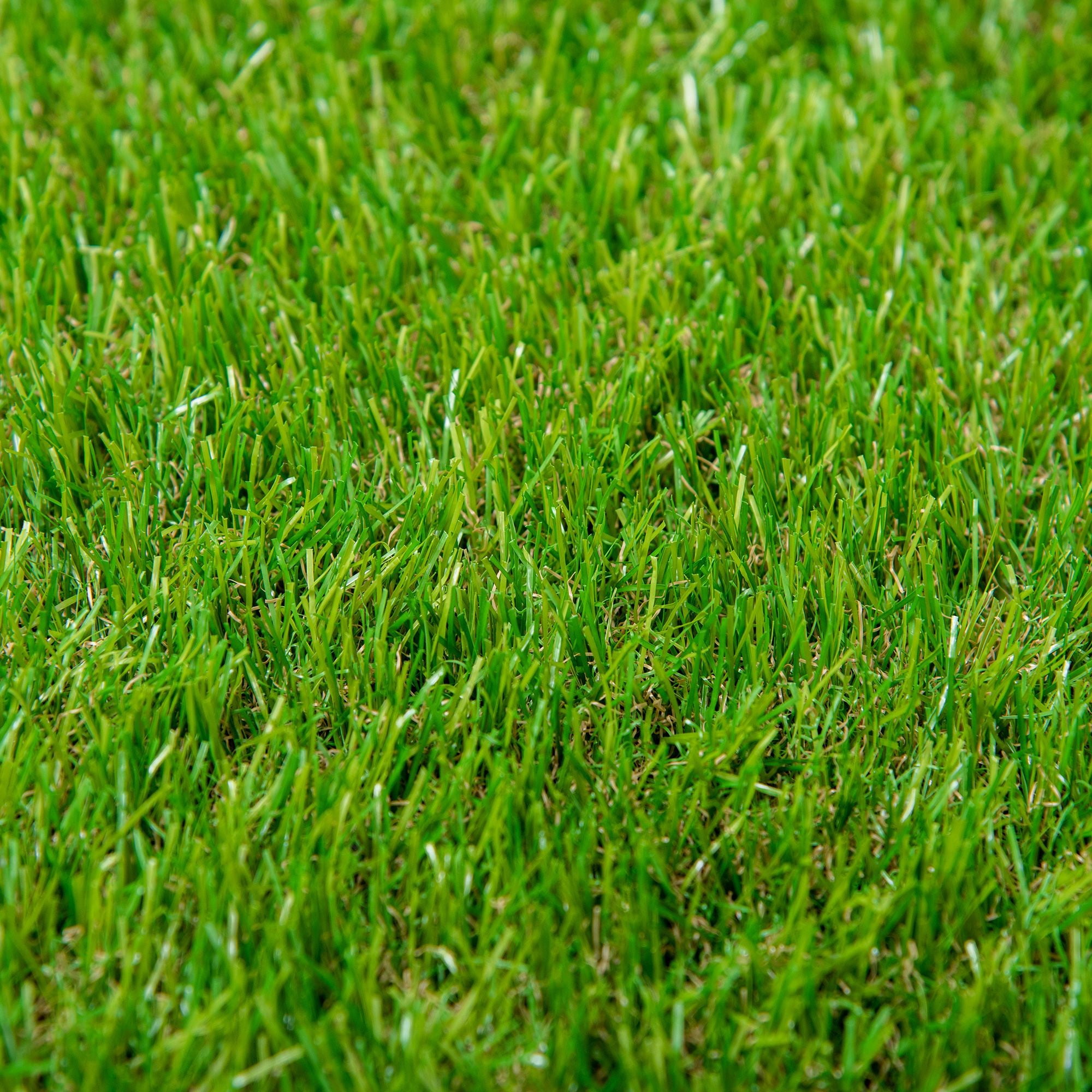 10 x 3 Artificial Turf Grass Green with UV Protection Drain Holes 125 Height