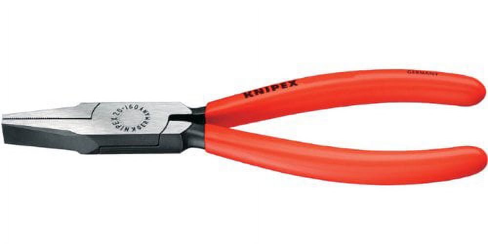 Knipex 20-01-140 5.5" Flat Nose Pliers - Plastic Grip