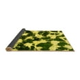 thumbnail image 2 of Ahgly Company Indoor Square Abstract Yellow Modern Area Rugs, 8' Square, 2 of 4