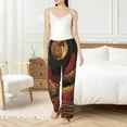 thumbnail image 4 of Vsdgher Lunar Mountains Golden Rivers Women’s Womens Pajama Pants, Lounge Wide Leg PantsLounge Pants,Sleep Bottoms, Lounge for Women-X-Large, 4 of 6