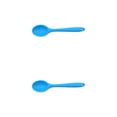thumbnail image 3 of Injueey Cuchara de silicona de mango largo Universal profesional hogar vajilla resistente al calor multicolor sopa cuchara restaurante azul Azul 2piezas Injueey CBP375689, 3 of 6