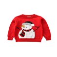 thumbnail image 1 of Baby Girl Boy Christmas Sweater Cartoon Knitted Pullover Top, 1 of 6