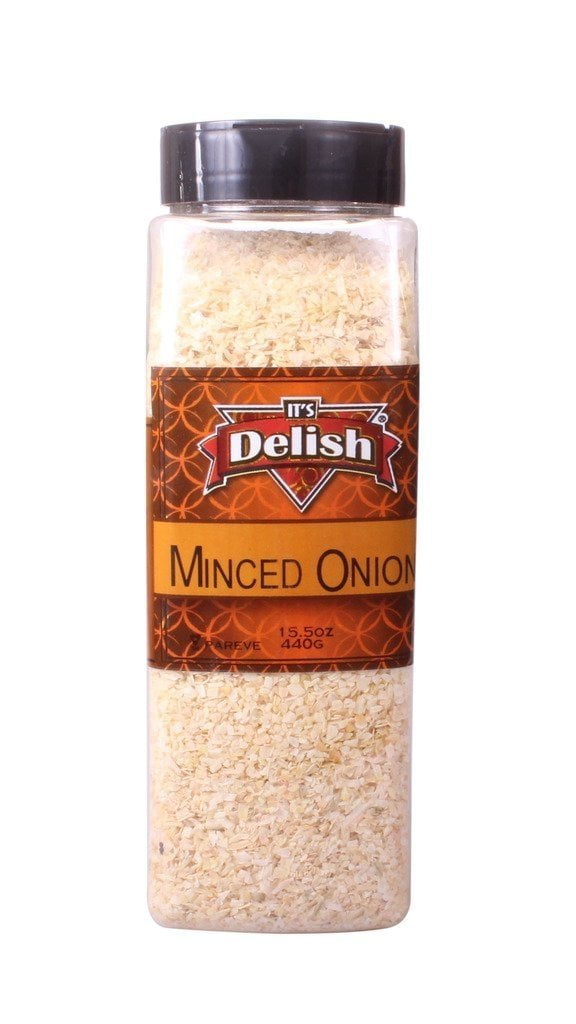 Minced Onion by Its Delish, 15.5 Oz Large Jar