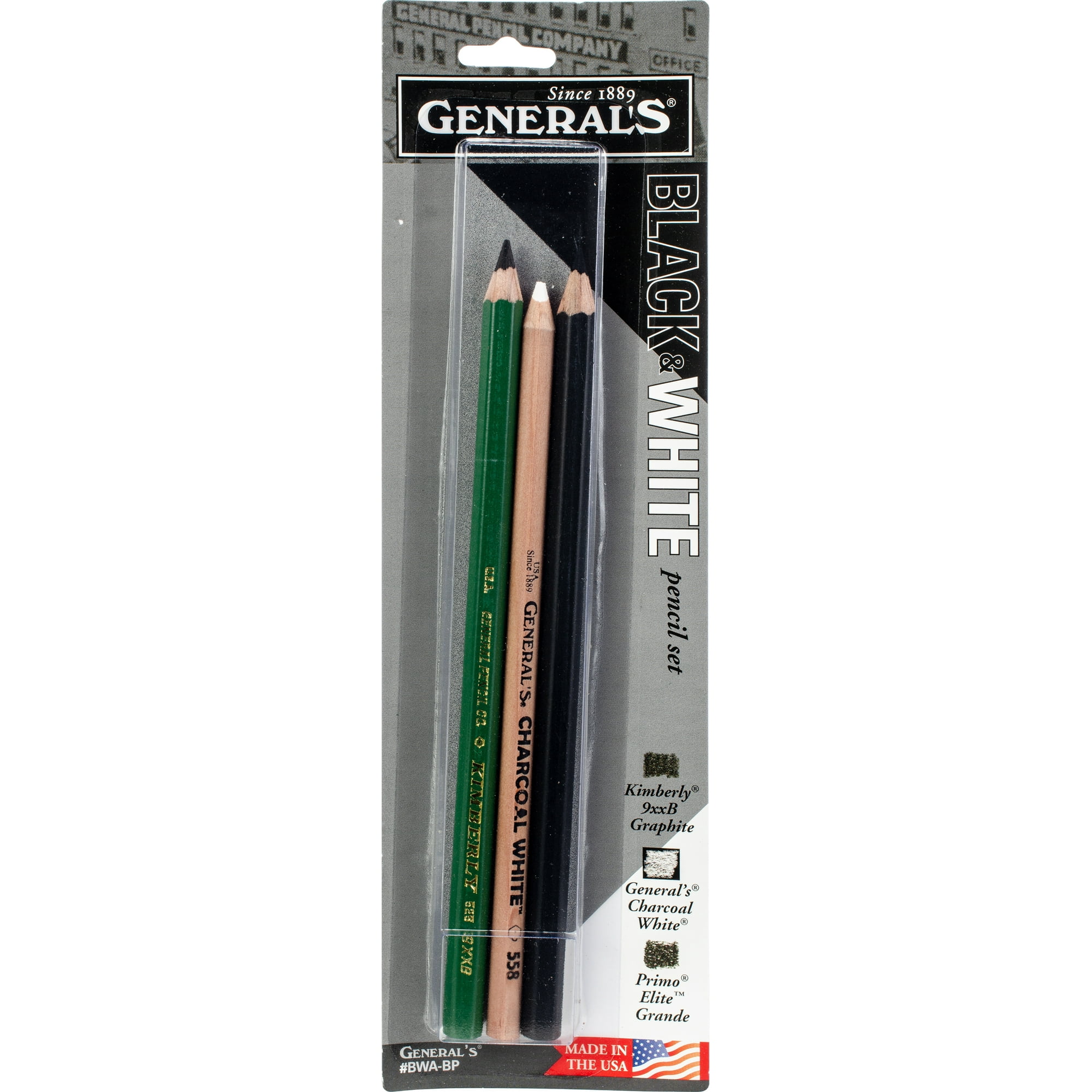 Black White Pencil Set 3 Pkg Walmart Canada