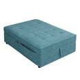 thumbnail image 4 of PARKWELL Upholstered Sofa Beds Chair 4 in 1, Convertible Sleeper Sofa for Living Room, Teal, 4 of 10