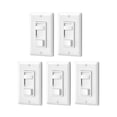 thumbnail image 1 of Interruptor de intensidad DEWENWILS para luces LED, 600 W, 150 W, blanco, paquete de 5, 1 of 7