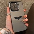 thumbnail image 3 of Funda de teléfono con textura mate y patrón de araña de murciélago, carcasa a prueba de golpes para iPhone 16, 15, 14, 13, 12, 11 Pro Max, XS, XR, 7, 8 Plus, SE 2022, 3 of 5