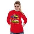 thumbnail image 4 of Ugly Christmas Pattern PACMAN Holiday Long Sleeve TShirt Men Women Brisco Brands S, 4 of 6