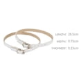 thumbnail image 3 of MYG 1Pair Detachable Shoe Heels Buckle Belt Removable Ankle Strap Pumps Decors, 3 of 8
