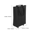 thumbnail image 2 of Masteelf Portable Grocery Cart Foldable Shopping Cart with Wheels Multi-Function Trolley for Shopping Collapsible Bag with Pull Handle Small Rolling Cart for Groceries, 2 of 8