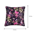 thumbnail image 6 of Throw Pillow Covers Pack of 4 for Living Room Table, Floral Printed Cushion Case, 20x20 inches - Black - Home Decor, 6 of 8