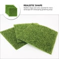 thumbnail image 6 of WASHWEPE Faux Grass Rug Plastic 4Set 5.9x5.9in, 6 of 8