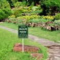 thumbnail image 3 of Kurmntregon Wildlife Habitat Sign With Stake Wildlife Habitat Yard Sign Wildflower Lawn Garden Sign 0.4 Rustproof Aluminium Home Farm Garden Porch Decor Outside Outdoor Lawn, 3 of 7