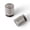 Satin Nickel, variant on Goo-Ki 6 Pack Champagne Bronze Cabinet Knobs with Backplate for Drawer Cupboard, Vintage Bronze 1.3" Dia Drawer Knob Pulls Handle Zinc Alloy Hardware