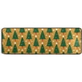 thumbnail image 5 of SKYSONIC 2X6 Feet Christmas Tree Star Runner Rug with Rubber Backing, Merry Xmas Non Slip Entryway Rug Runner Washable Soft Area Rug Carpet for Hallway Bedroom Kitchen Decor, 5 of 6