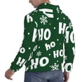 thumbnail image 6 of Fotbe Men's Hoodie with Ho Ho Ho A Pattern - Kangaroo Pocket Pullover Hooded Sweatshirt, Perfect for Daily Wear, Travel, and Home-X-Large, 6 of 7