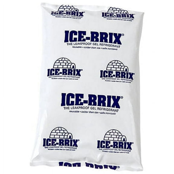 5 x 2 3/4 x 3/4" - 3 oz. Ice-Brix® Cold Packs - 96 Packs